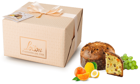 Itāļu panettone GENESI ar rozīnēm, apelsīniem un citronēm 1000 g