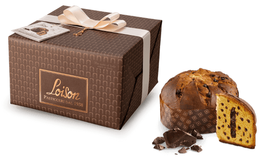 Itāļu panettone GENESI ar izmeklētu šokolādi un šokolādes krēmu 600 g